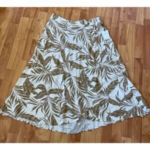 Japna‎ Brown Leaves Skirt